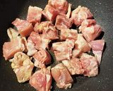 鶏肉と水菜のネギだれサラダ作り方3写真