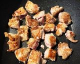 鶏肉と水菜のネギだれサラダ作り方5写真