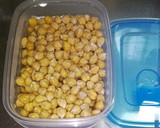 ほくほくひよこ豆のカレー風味フムス作り方1写真