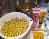 ほくほくひよこ豆のカレー風味フムス作り方3写真
