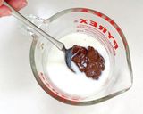材料3つ♡ヘーゼルナッツ香るチョコプリン作り方1写真