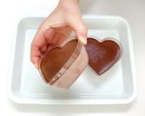 材料3つ♡ヘーゼルナッツ香るチョコプリン作り方5写真