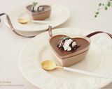 材料3つ♡ヘーゼルナッツ香るチョコプリン作り方6写真