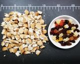 乾パンリメイク❤ドラフル白チョコクランチ作り方1写真