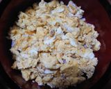 特製ダレのスクランブルエッグしめ鯖丼作り方2写真