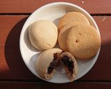 米粉。メロンパンクッキー作り方6写真