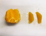 生ハムのクリームチーズとオレンジ巻き♡作り方3写真