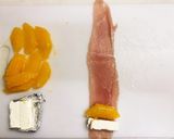 生ハムのクリームチーズとオレンジ巻き♡作り方6写真