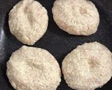 豆腐と鶏ひき肉で♪ペッパーハンバーグ作り方3写真