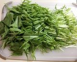 10分 水菜とツナの無限炒めサラダ作り方1写真