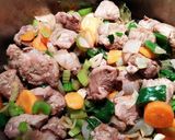 スペイン料理-頬肉の赤ワイン煮作り方4写真
