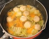 ちゃちゃっと!!鶏団子スープ作り方5写真