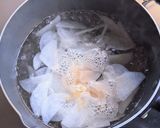 大根と油揚げの赤だしの味噌汁作り方3写真