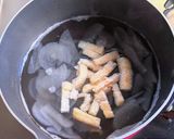 大根と油揚げの赤だしの味噌汁作り方4写真