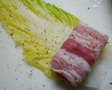 超簡単！餅のロール白菜☆レンチン8分作り方2写真