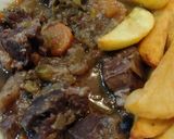 スペイン料理-頬肉の赤ワイン煮作り方6写真