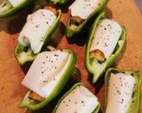 簡単時短！ピーマンの竹輪チーズ焼き作り方3写真