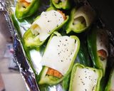 簡単時短！ピーマンの竹輪チーズ焼き作り方4写真