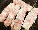 ボリューム満点!チーズ入りちくわ肉巻き作り方3写真