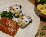 デコ巻き寿司~干支うし作り方12写真