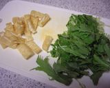 簡単★水菜とおあげの炒め物作り方1写真