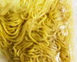 海老と菜の花の塩麹焼きそば作り方1写真