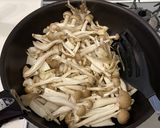 超簡単旨ランチ☆とりきのこクリームパスタ作り方3写真