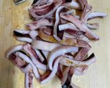 コストコ冷凍焼きイカで里芋の煮物作り方3写真
