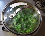 小松菜の卵焼き カニカマあんかけ作り方3写真