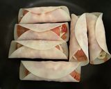 餃子の皮でウインナー巻き作り方3写真