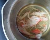 小松菜の卵焼き カニカマあんかけ作り方5写真