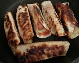 餃子の皮でウインナー巻き作り方4写真