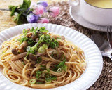 ひき肉ときのこの柚子胡椒味噌ミートソース作り方6写真