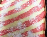 バレンタインに♡苺ストライプロールケーキ作り方7写真