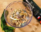 春菊のveganジェノベーゼパスタ作り方2写真