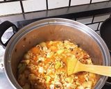 根菜とキノコのトマト味噌煮込み作り方4写真