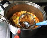 根菜とキノコのトマト味噌煮込み作り方5写真