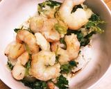 エビ帆立と三つ葉のかき揚げどんぶり作り方6写真