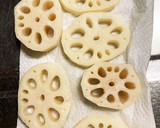 揚げずに簡単〜　れんこんの磯部焼き作り方2写真
