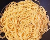 さば味噌と水菜のパスタ作り方4写真