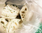揚げずに簡単〜　れんこんの磯部焼き作り方4写真
