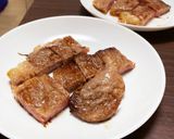バター醤油風味！ミディアムレアステーキ作り方5写真