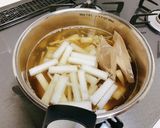 ゆず香る鶏だんごと大根の生姜スープ作り方3写真