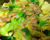 豚こまとキャベツ☆甘味噌で回鍋肉♪簡単作り方5写真