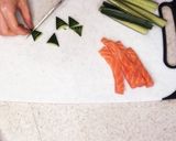 節分に♪可愛い鬼の恵方生春巻き♡作り方2写真