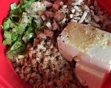セロリの葉とお豆腐のビーガン餃子作り方2写真