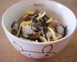 ひじきの煮物で混ぜご飯作り方2写真