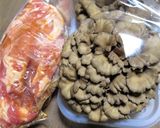 まいたけ巻き巻き、かんたん蒸し料理作り方1写真
