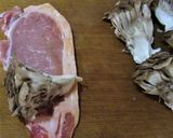 まいたけ巻き巻き、かんたん蒸し料理作り方2写真