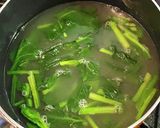 チキンラーメン・ほうれん草と卵とじ作り方5写真